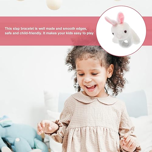 Miniatura 9 de Kisangel 1 pulsera de peluche con temática de selva para abrazar la muñeca de animales de peluche para recuerdos de fiesta de la selva (como se