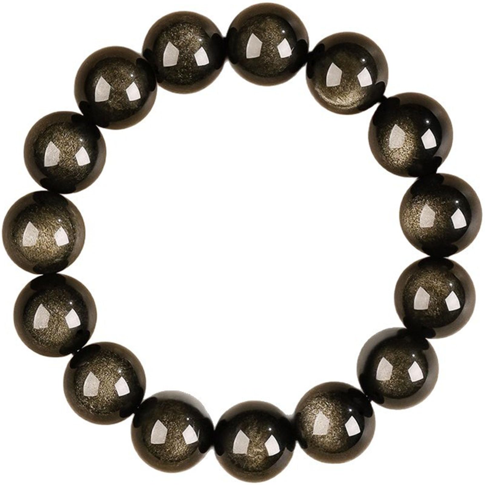 Pulsera elástica para Mujeres y Hombres, Cuentas de Cristal de Piedra Redonda Natural para Pulseras elásticas con Cuentas, joyería de Piedra Ajustable, Regalos de Chakras,8a,10MM