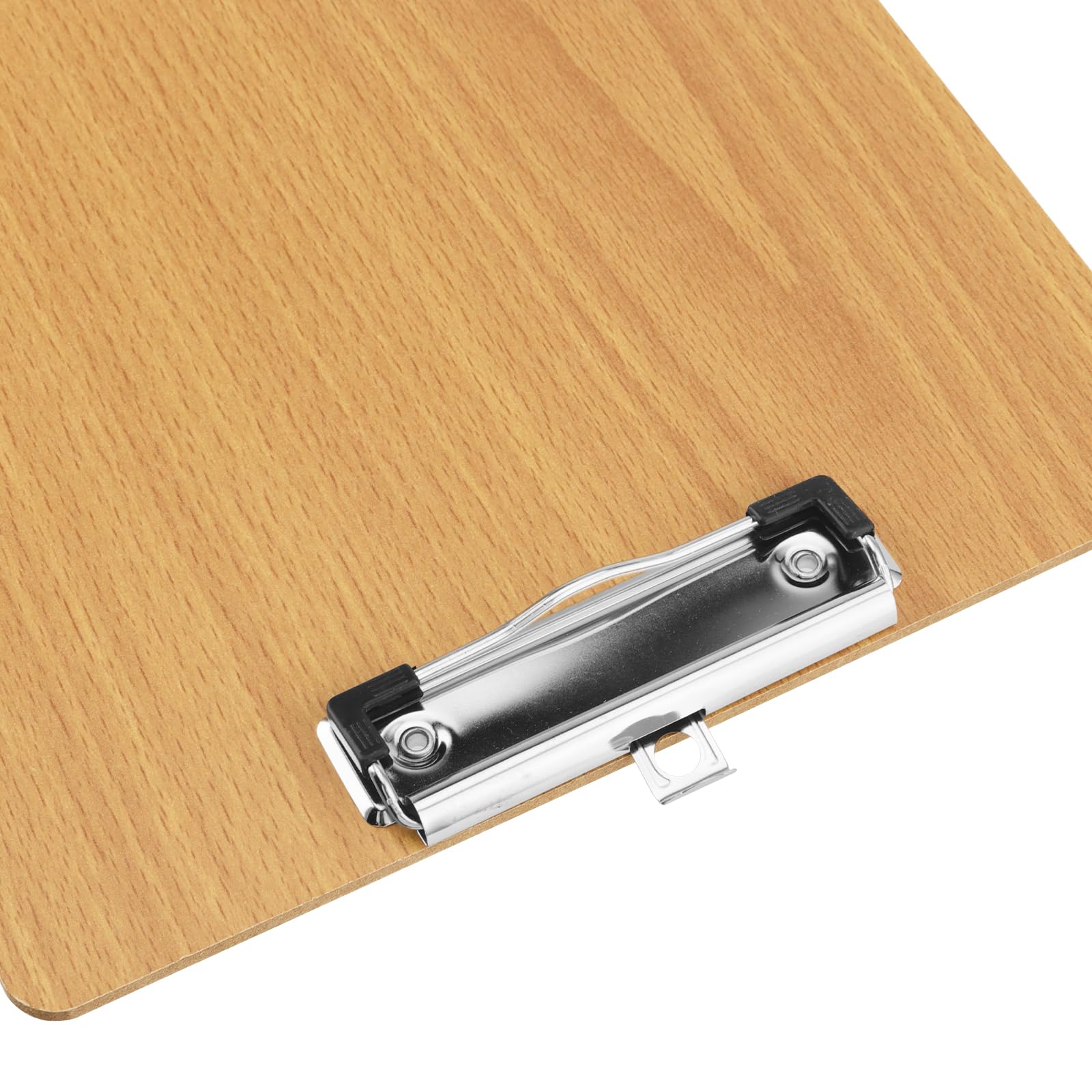 SINJEUN Porte-Blocs A4 en Bois - Lot de 12 avec Pince - 316 x 225 x 4 mm - Porte-Documents pour Bureau, Restaurant, École, Hôpital