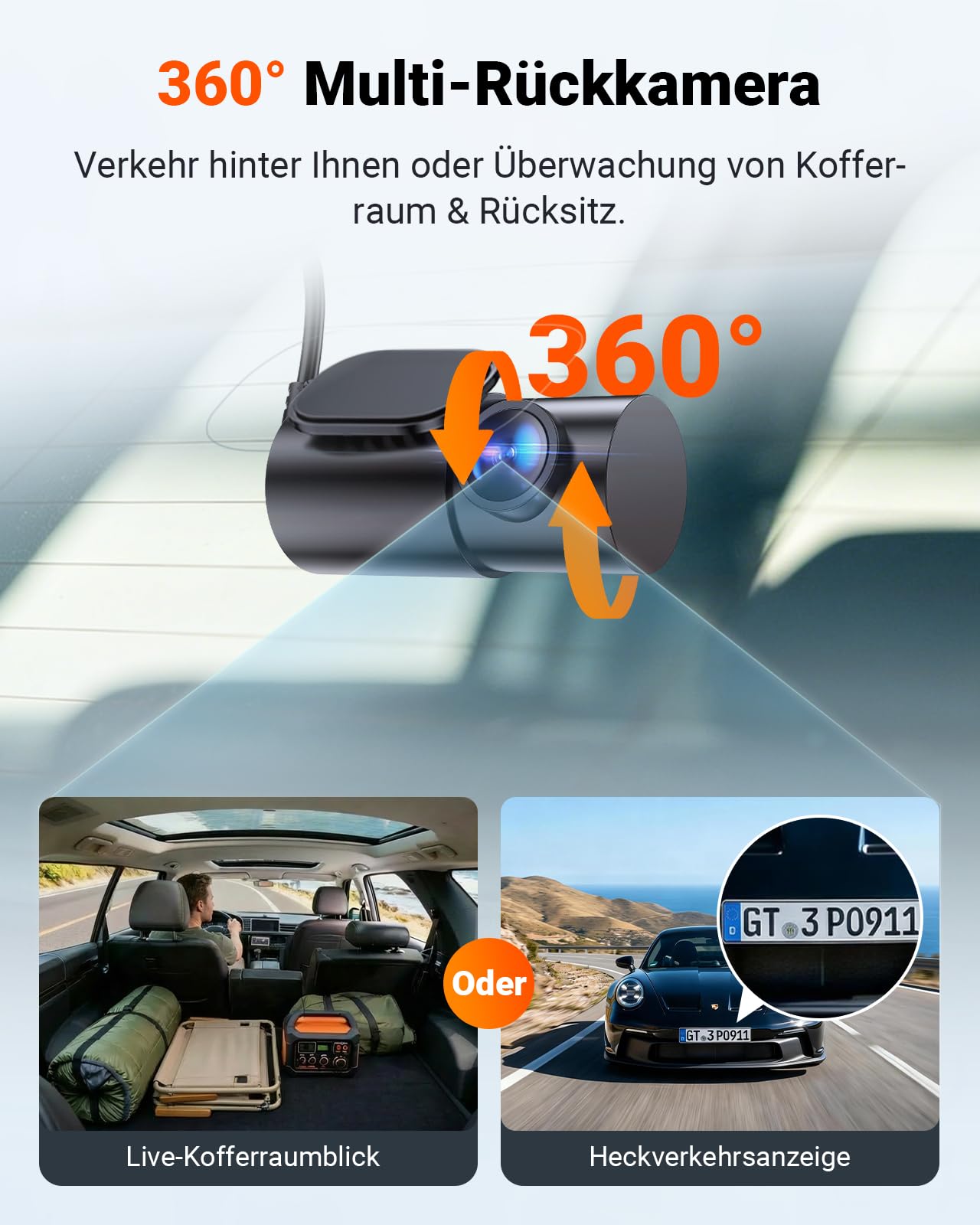 VANTRUE N4 Pro S 4K 3 Kanal Dashcam Auto, 4K+1080P+1440P Vorne Hinten Innen, STARVIS 2 Ultra HD-Nachtsicht, PLATEPIX Kennzeichenerkennung, 5GHz WLAN GPS, DSGVO-konform, G-Sensor, 24H Parküberwachung