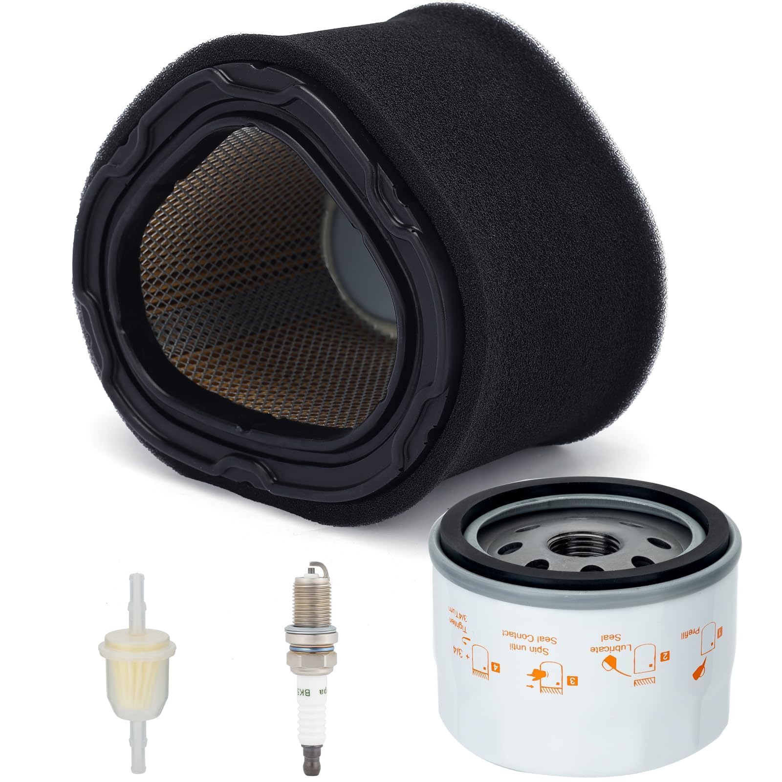 Panari gy20661 Filtro de aire con filtro de aceite Maintence Kit para John Deere Lt160 lx266 L110 7 G18 17.542hs l17.542 cortacésped tractor m131303 m145944
