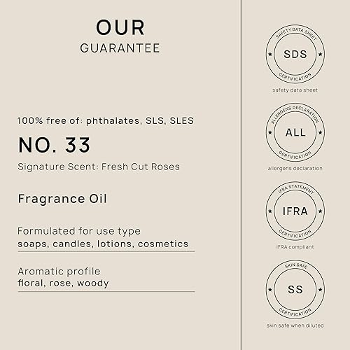 Miniatura 268 de VINEVIDA [4 onzas] Aceite de fragancia de madera de teca de caoba para fabricación de velas y fabricación de jabón, aromas de velas prémium para