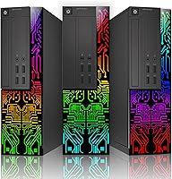 Vista 2 de Dell Optiplex - Computadora de escritorio pequeña (SFF), Intel i5 de cuatro núcleos (3.2 GHz), RAM DDR3 de 16 GB, SSD de 512 GB, GeForce GT 1030 2GB