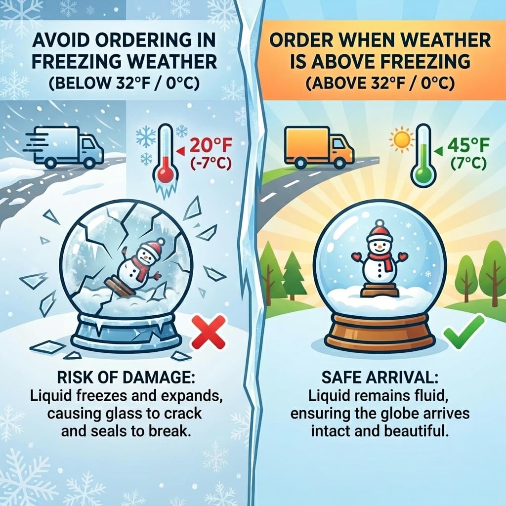 Mini palla di neve New York City con foglia di mela 6,3 cm NYC Snow Globe