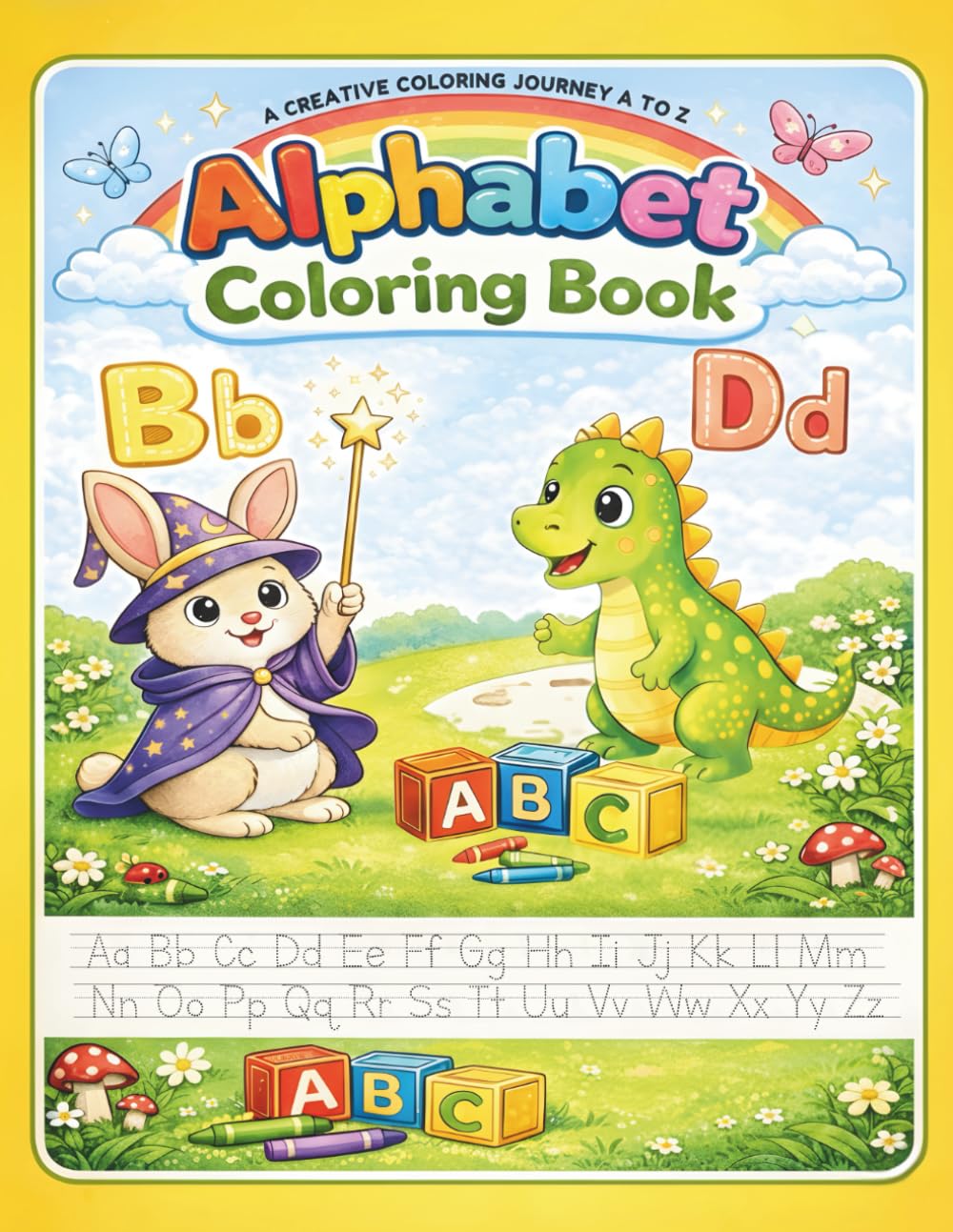 Alphabet Coloring Book: A Creative Coloring Journey A to Z for Kids