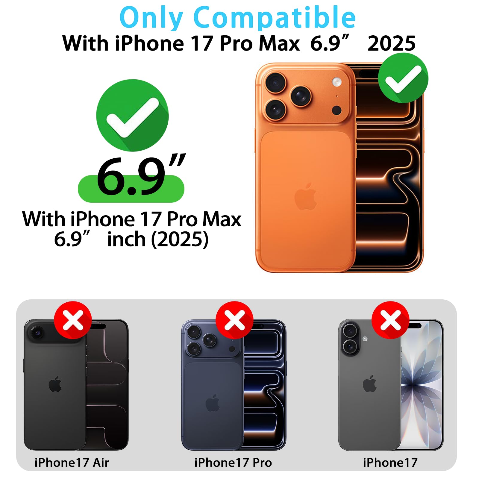 Skyseaco Compatible With IPhone 16 Pro Max Case Cute Checkerboard Checkered Pattern - View #8