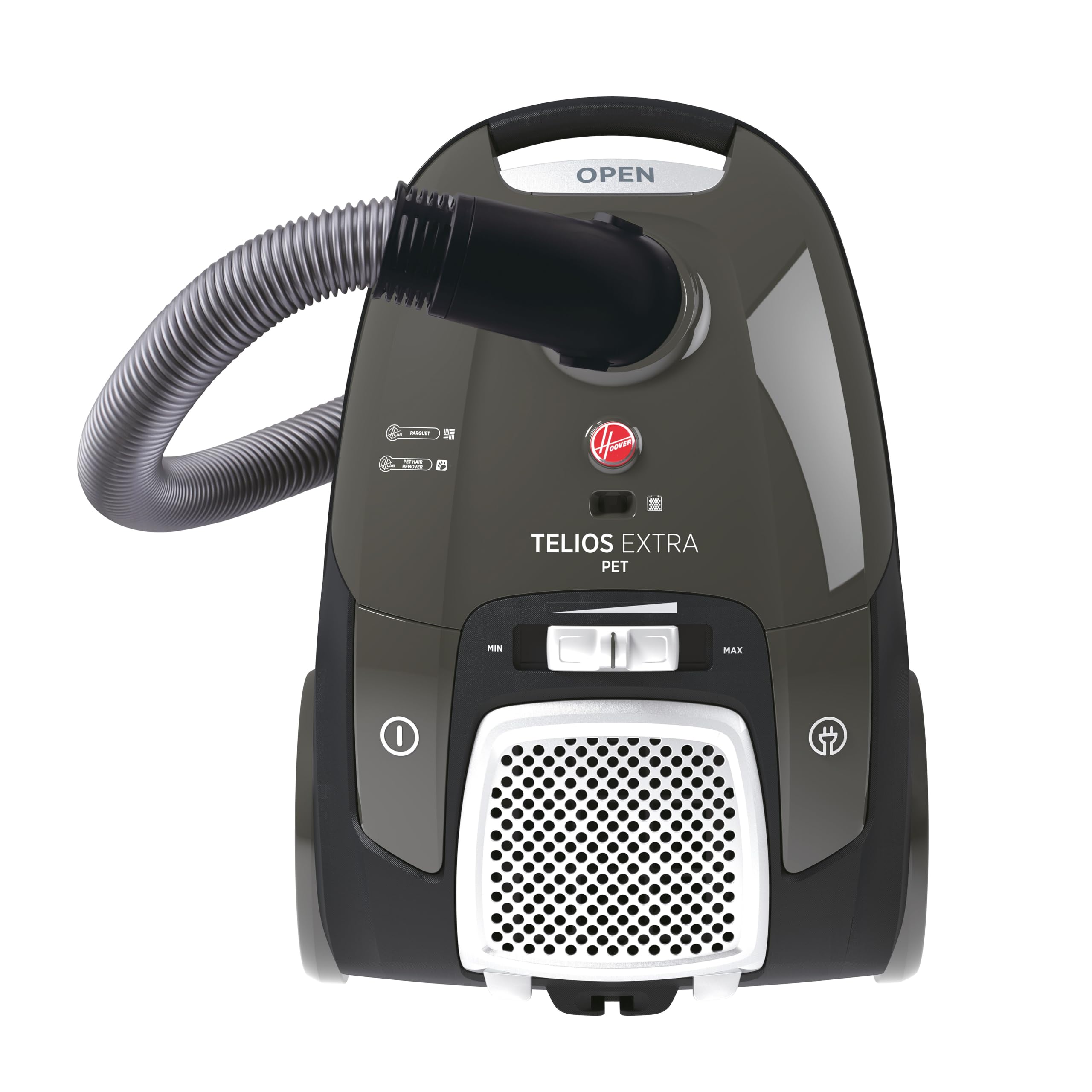 Hoover TXL20PET Telios Extra Aspirapolvere Traineau Con Borsa, Potente, Spazzole Tutti I Pavimenti, Parquet e Mini Turbospazzola Speciale Animali, Silenziatore 69dBA, 3,5 L XL, 700 W, Accessori