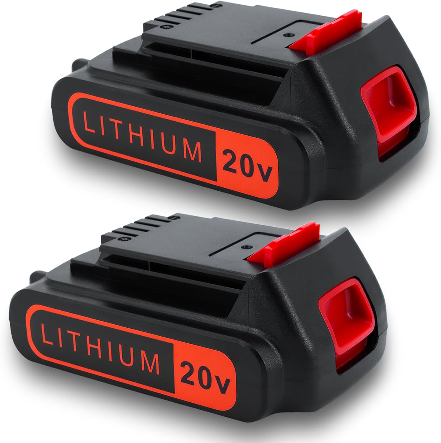 4.0Ah 20V Max Lithium Ion Battery Compatible with LBXR20 LBX20 LBX4020 Series - Extended Runtime for Cordless Power Tools - 2-Pack (Non-Original)