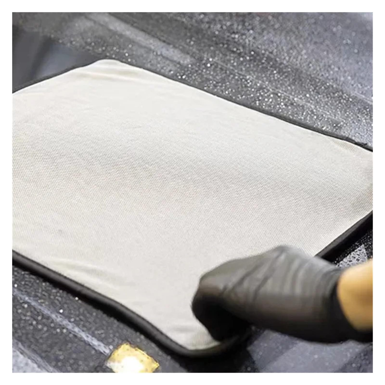 2 paños de Microfibra for Limpieza de Coche de 600 g/m², Suaves, Trenzados y absorbentes, Que no Dejan Marcas.