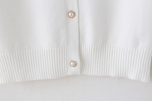 Miniatura 5 de SMILING PINKER cardigan de cuello redondo para niñas