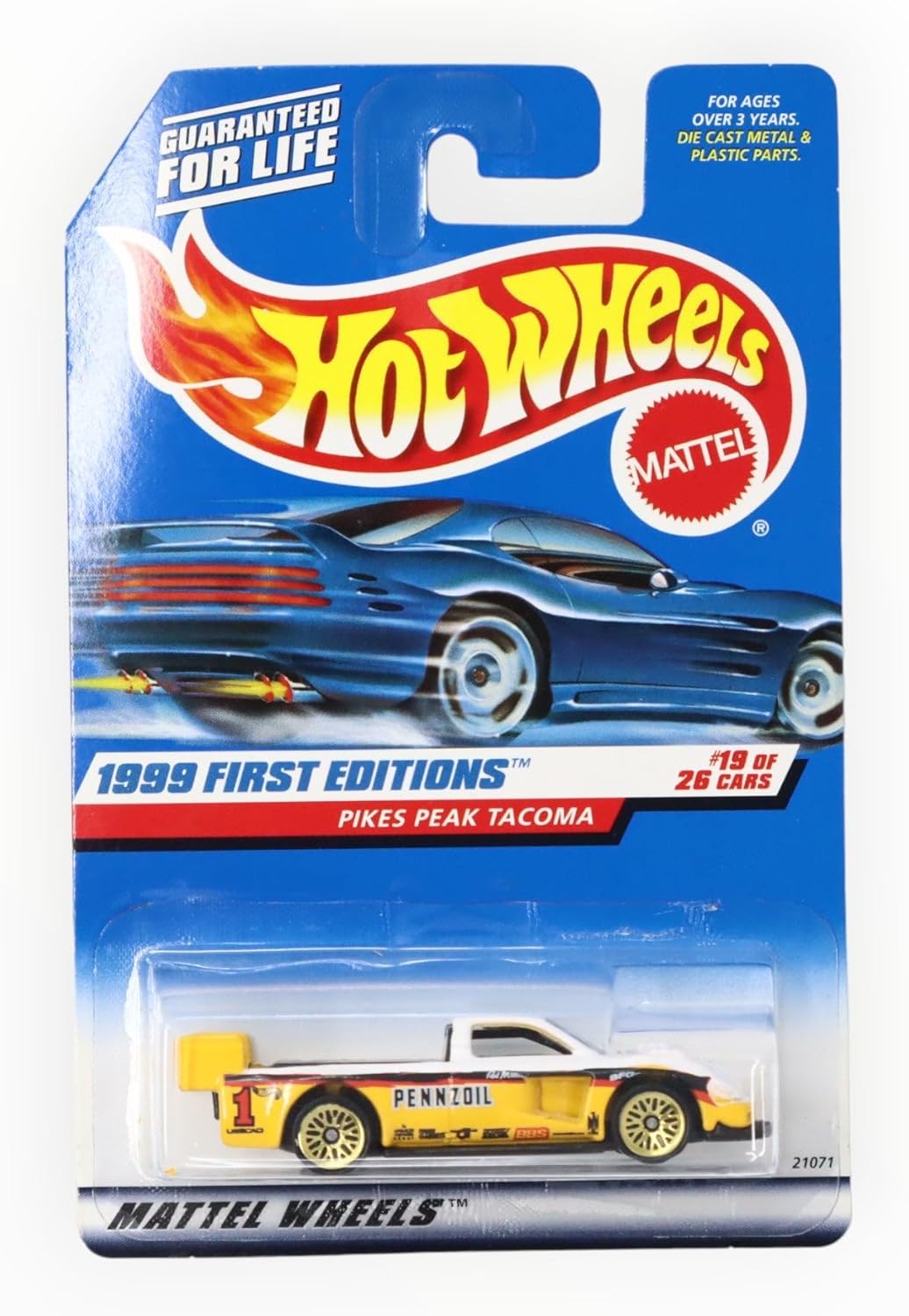 Hot Wheels Pikes Peak Tacoma - 1999 1st Editions #19 of 26 Vehicles Collector #924