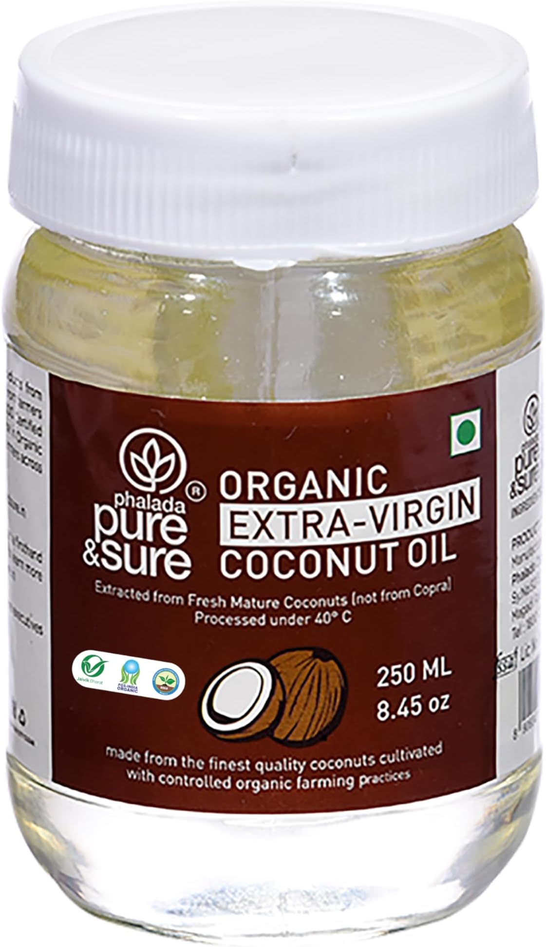 Organic Extra Virgin Coconut Oil 250ml