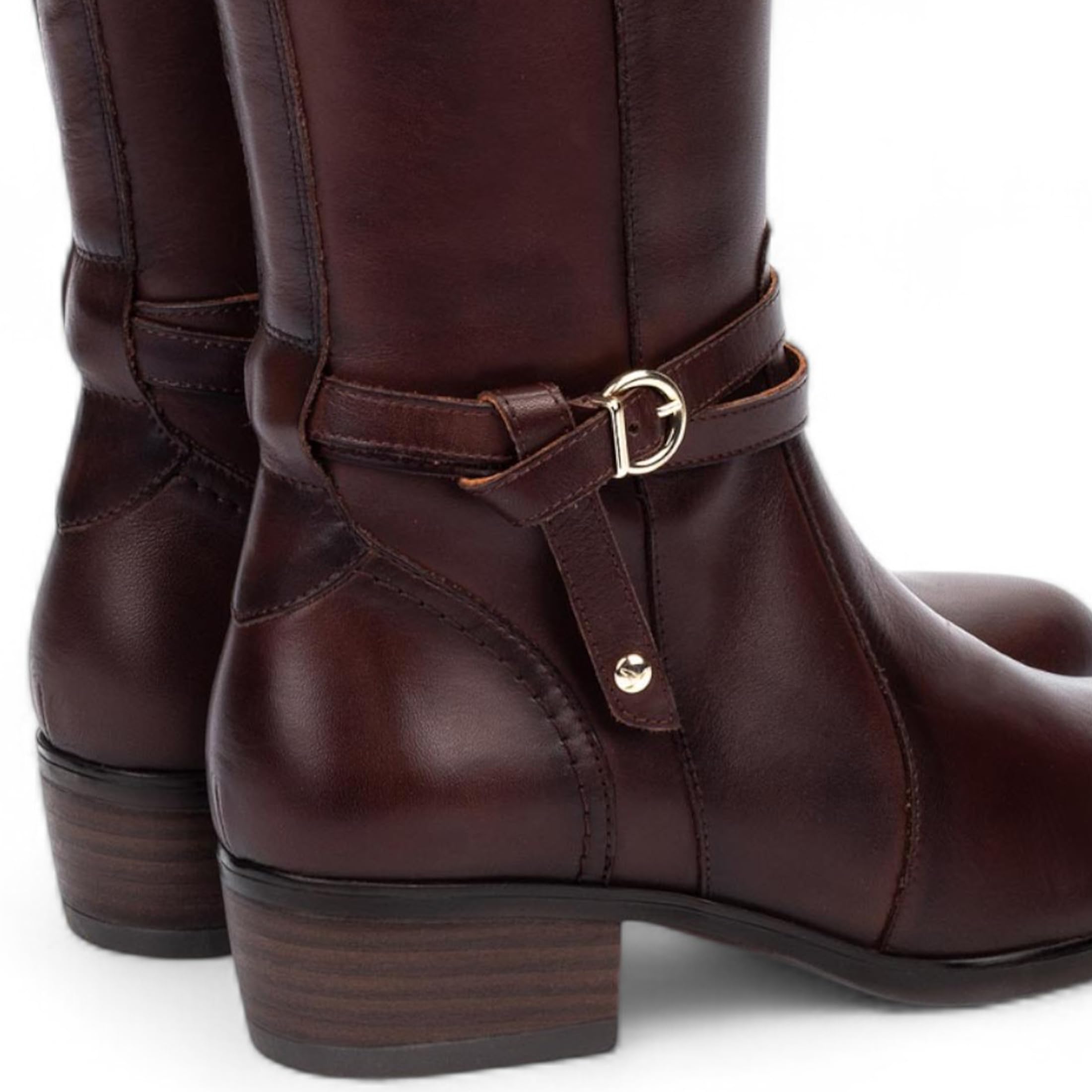 Infinity Damen Klassiker Kniehoch Leder Stiefel - Daroca