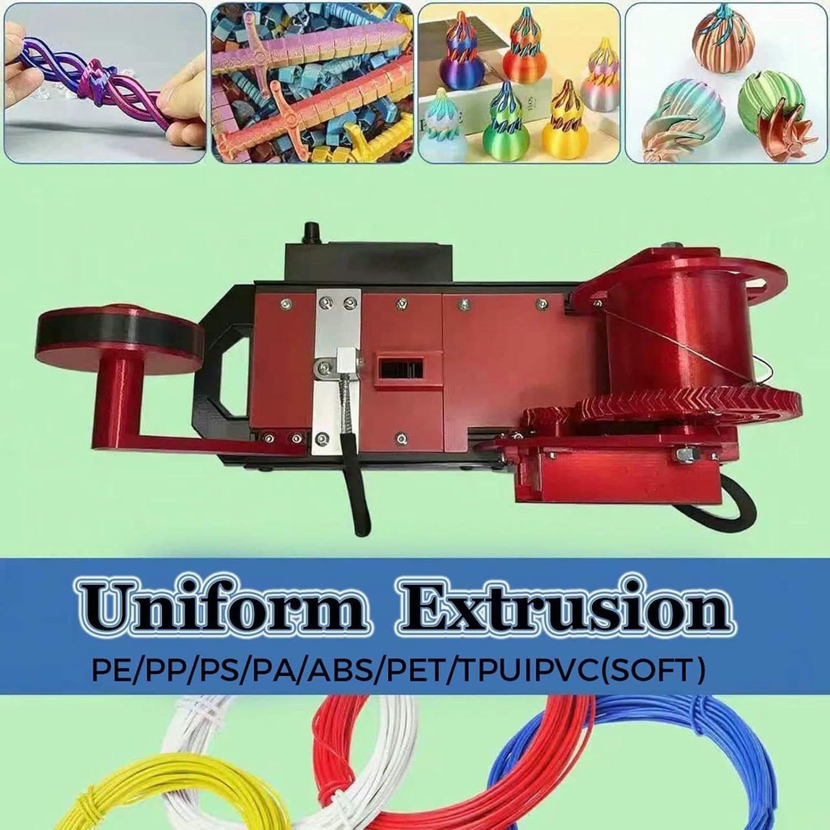 3D-Recycling-PET-Filament-Hersteller, Desktop-Filament-Maker-Maschine, 3D-Drucker-Extruder, Pultrudierte Kunststoffflaschen, Recycler Für Recycelte PET-Flaschen