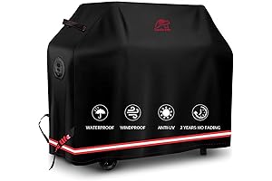 Heavy Duty Waterproof 64 Inch Grill Cover - Protect Your BBQ from the Elements!