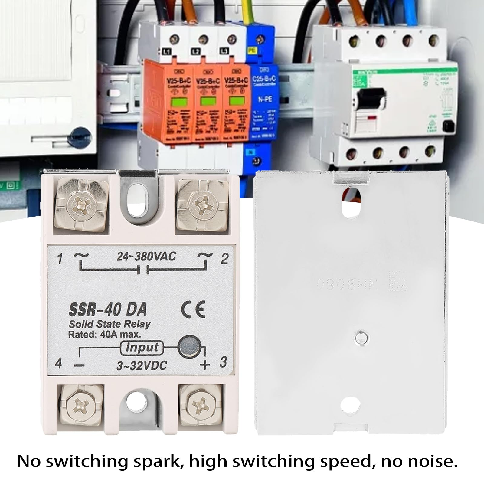HURRISE Relais SSR-10 Relais à Semi-conducteurs SSR-10 DD 10A 5-220VDC