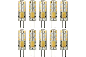 RAYHOO G4 LED Bi-Pin 2700K Bulb - Ideal Halogen Replacement for Landscape Lighting