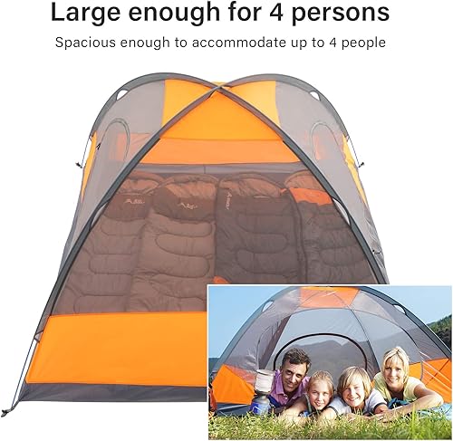 Meilleure tente de camping 2 places: le modèle ZL001B de BISINNA