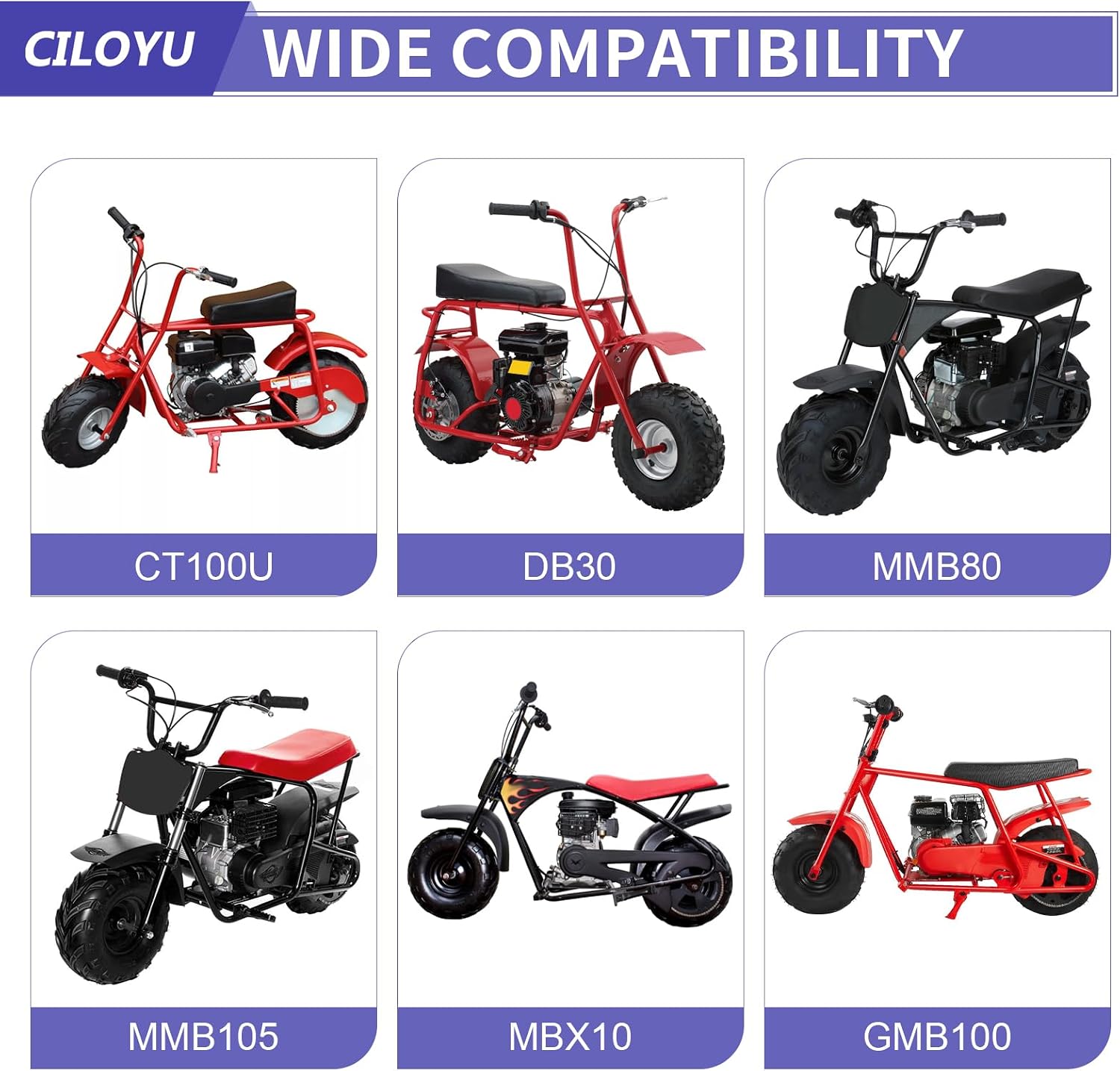 Mini Bike Forks Brace, Front Suspension Fork Support Brace Replacement for GMB100 Baja Doodlebug DB30 Coleman CT100U Monster Mega Moto 80cc 105cc Motovox MBX10 MBX11 Minibike Parts