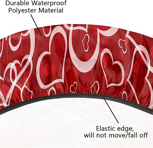 Vista 119 de cfpolar Mantel redondo ajustable de verano, hojas de palma tropical, borde elástico, mantel redondo lavable para uso en interiores y exteriores, se