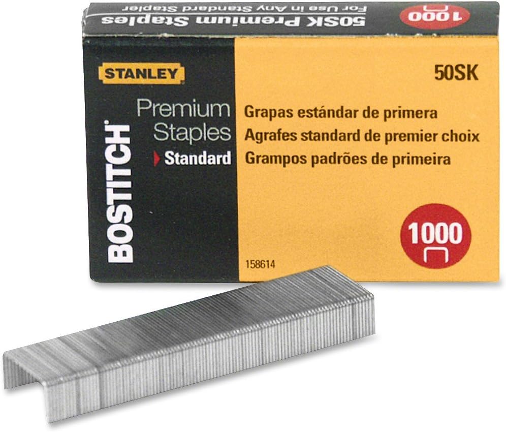 Bostitch High Capacity Premium Staples, Full-Strip, 0.25 Inch Leg, 5,000 Per Box - Foto 6