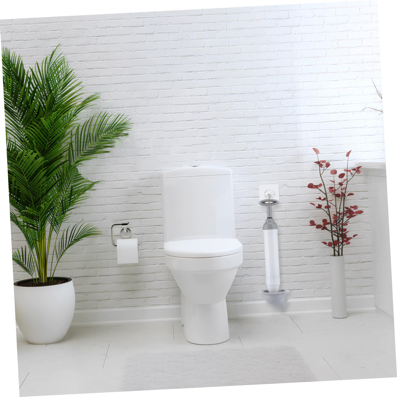 STOBAZA Déboucheur Air Comprimé Haute Pression avec Tête Incurvée Outil Robuste Acier Inoxydable pour Canalisation WC Extraction Rapide des Bouchons