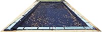 Blue Wave 25x45 Ft Rectangular Inground Pool Leaf Net Cover - Tight Mesh Traps Leaves Over Winter Cover