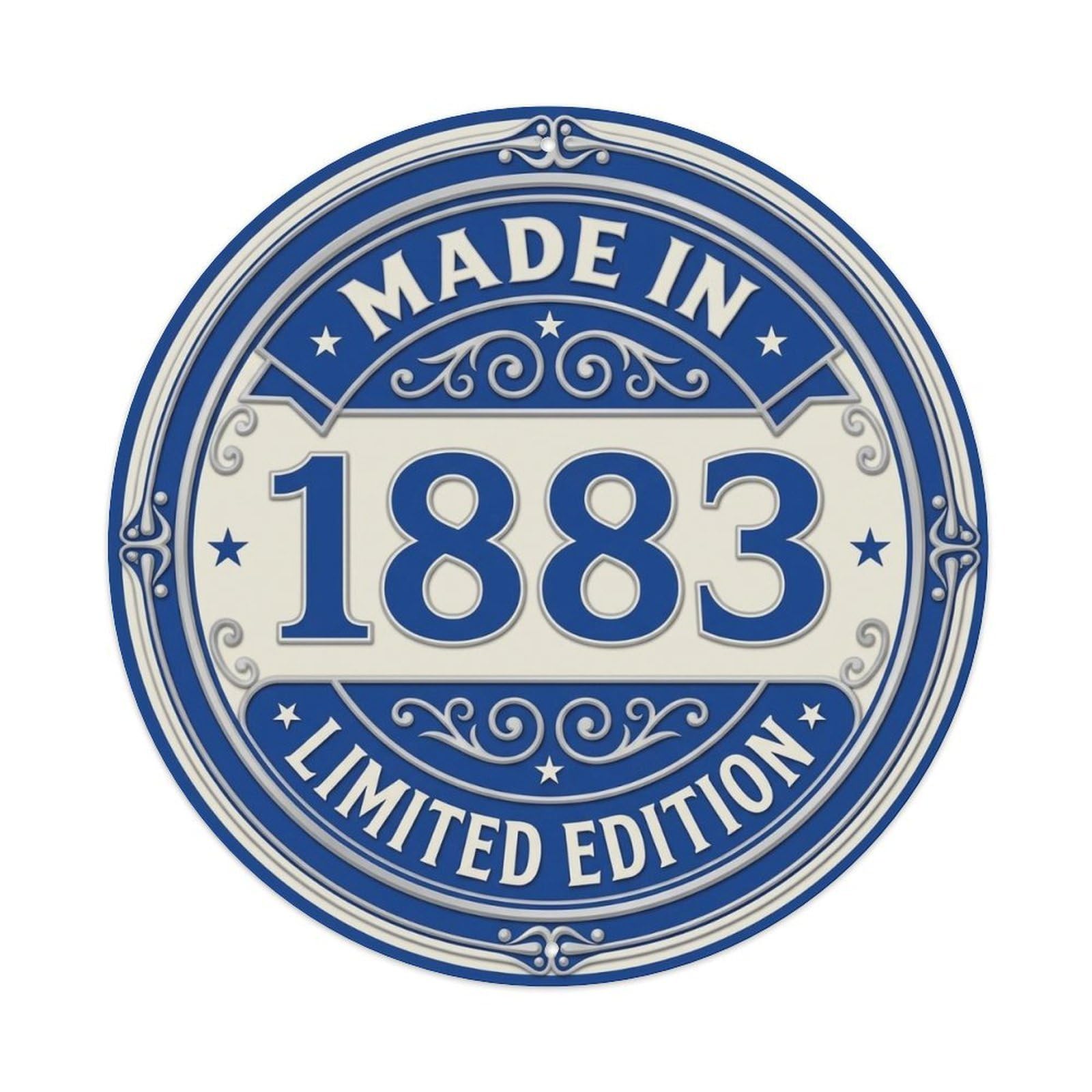 Okahys 8X8inch(20X20cm) Made In 1883 Limited Edition Metal Tin Sign