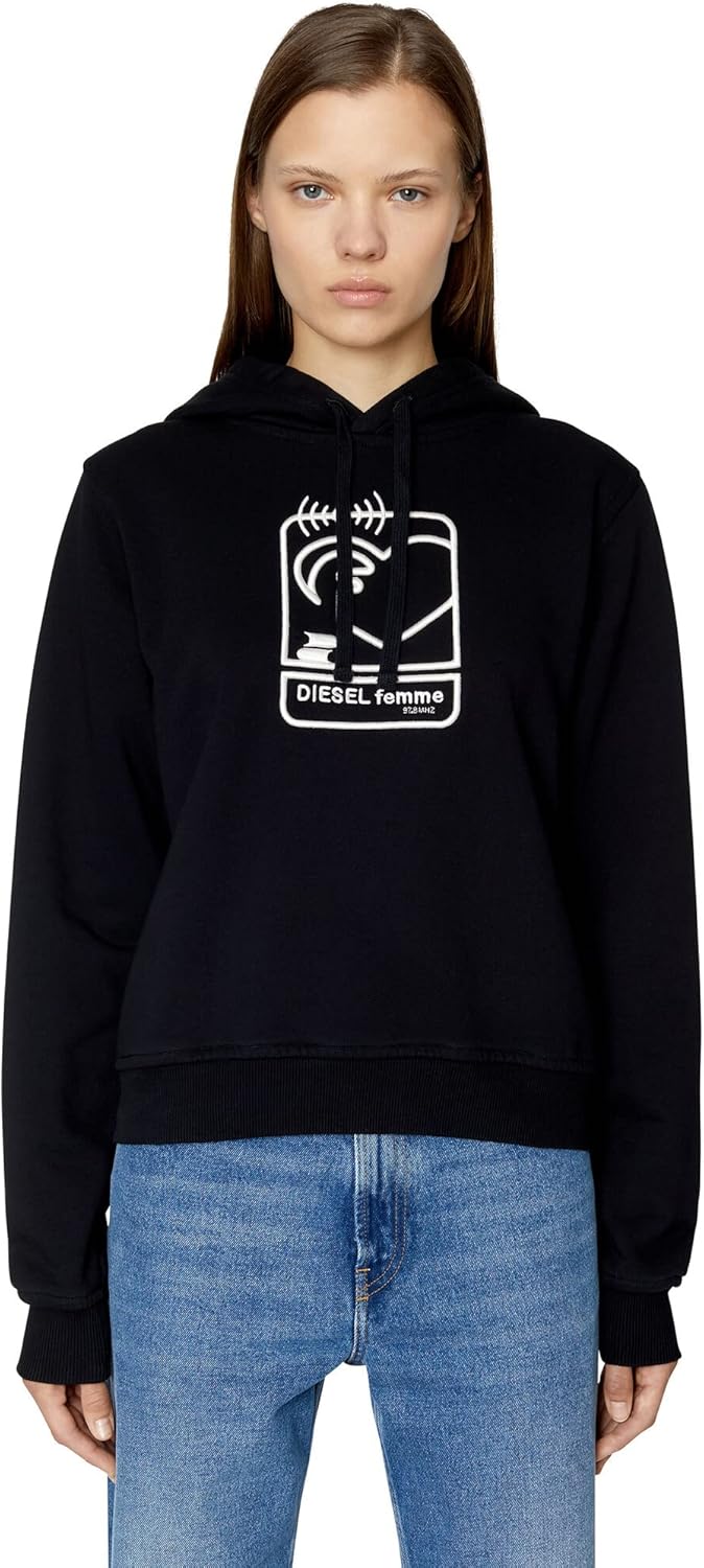 ディーゼル] レディース 長袖Tシャツ トップス Dロゴ A062690AFAA 