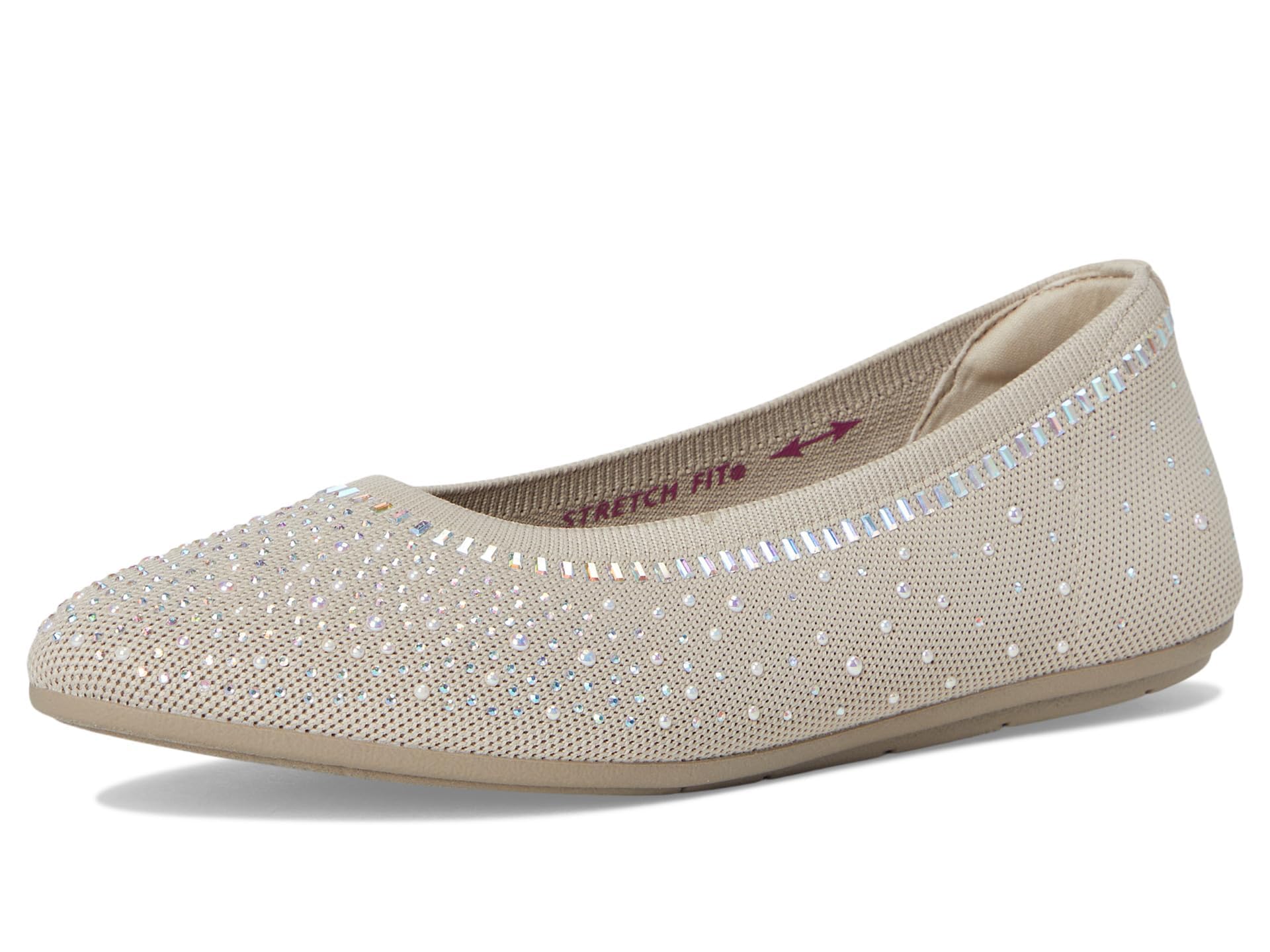 Skechers Modern Comfort Women's Cleo 2.0-Mesmerizing Nights baleriny damskie, szarobrązowy, 39 EU