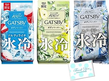 GATSBY ボディシート 3種セット Amazon | 【販路限定】ギャツビー ボディペーパー 限定3種セット