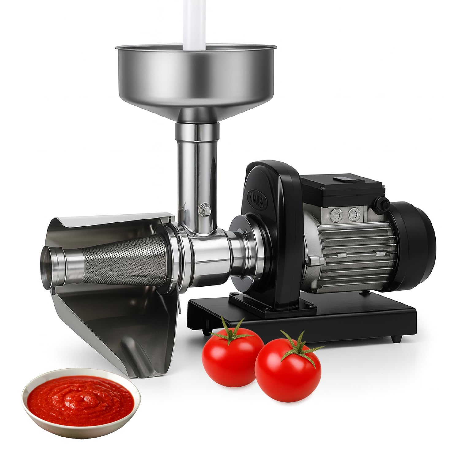  Crisalide SM3 Percepatore Professionale di Pomodori in Acciaio Inossidabile, Alta Potenza 370W per Cucini Professionist