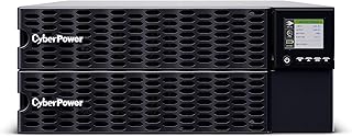 CyberPower OL8KRTHD Smart App Online Sinewave UPS System, Double Conversion, 8000VA/8000W, Double Conversion, 6 Outlets and Hardwire Terminal Block, 4U Rack/Tower, RMCARD205 Pre-Installed