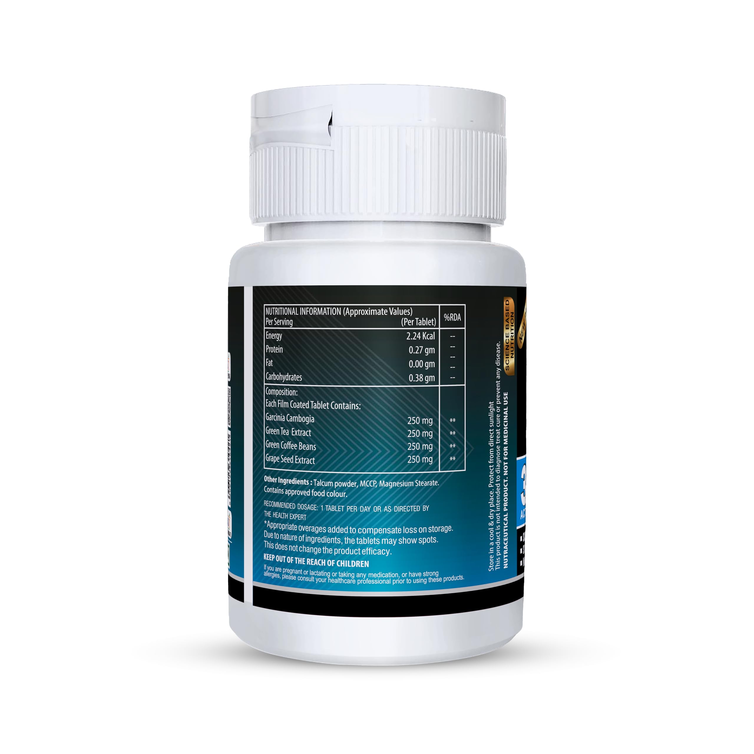 Vogue Wellness Fat Burner Supplement With Green coffee, Garcinia Cambogia, Green Tea Extract for Lose weight | 100% Natural & Safe| Reduce Belly Fat |Improves Digestion for Men & Women (60 Tablets) - Image 2 thumbnail