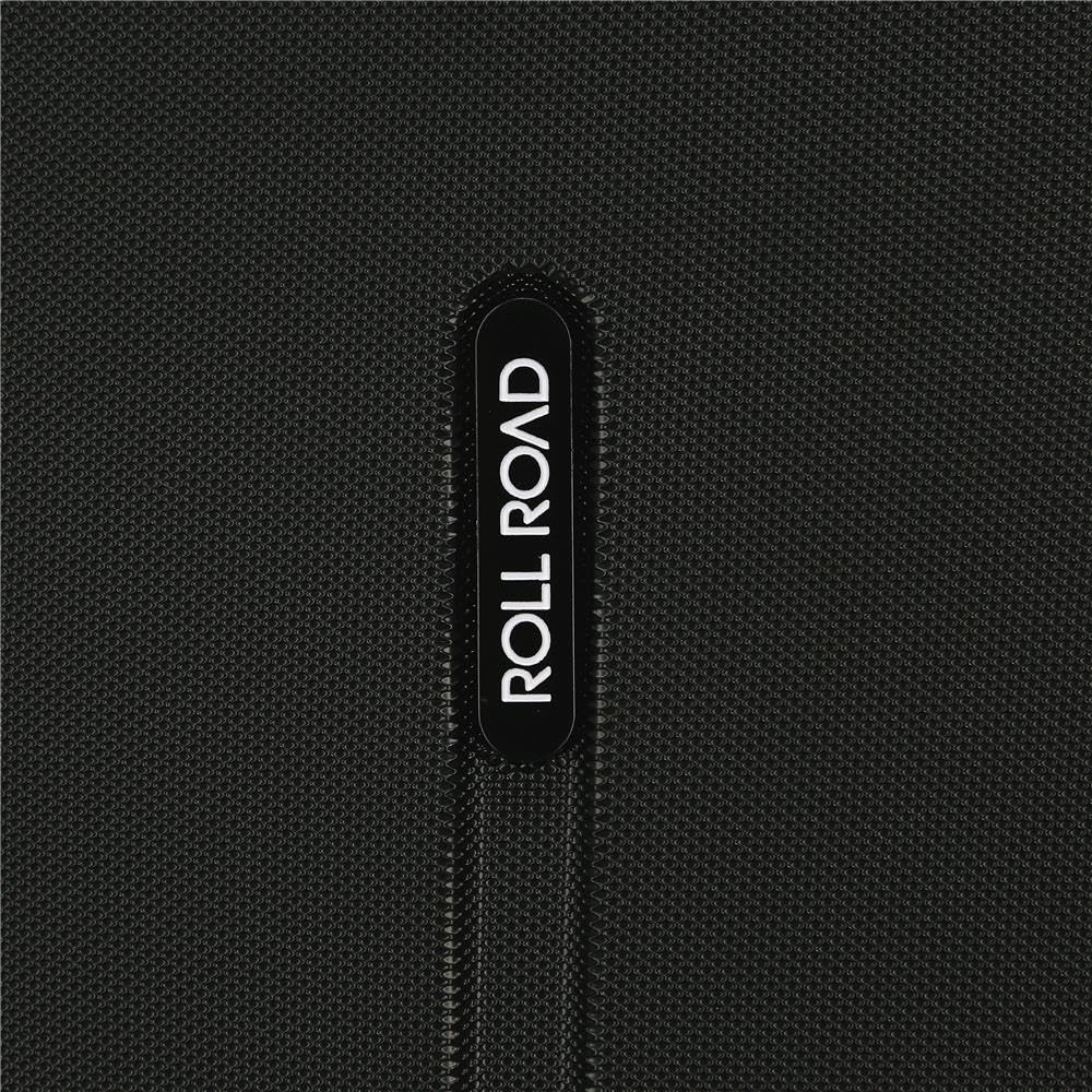 Joumma Roll Road Formentera Maleta de Cabina Negro 38x55x20 cm Rígida ABS Candado combinación Integrado 35L 2,6kg 4 Ruedas Dobles Equipaje de Mano