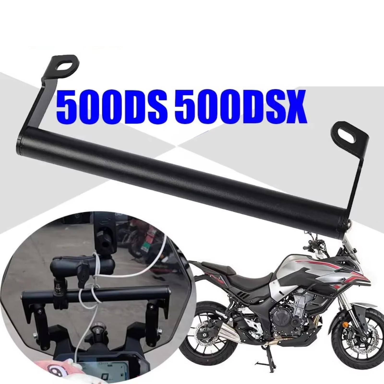 Navigation Support Compatible avec Loncin pour Voge pour 500DS 500DSX Moto GPS Navigation Support De Montage Téléphone Remplacement