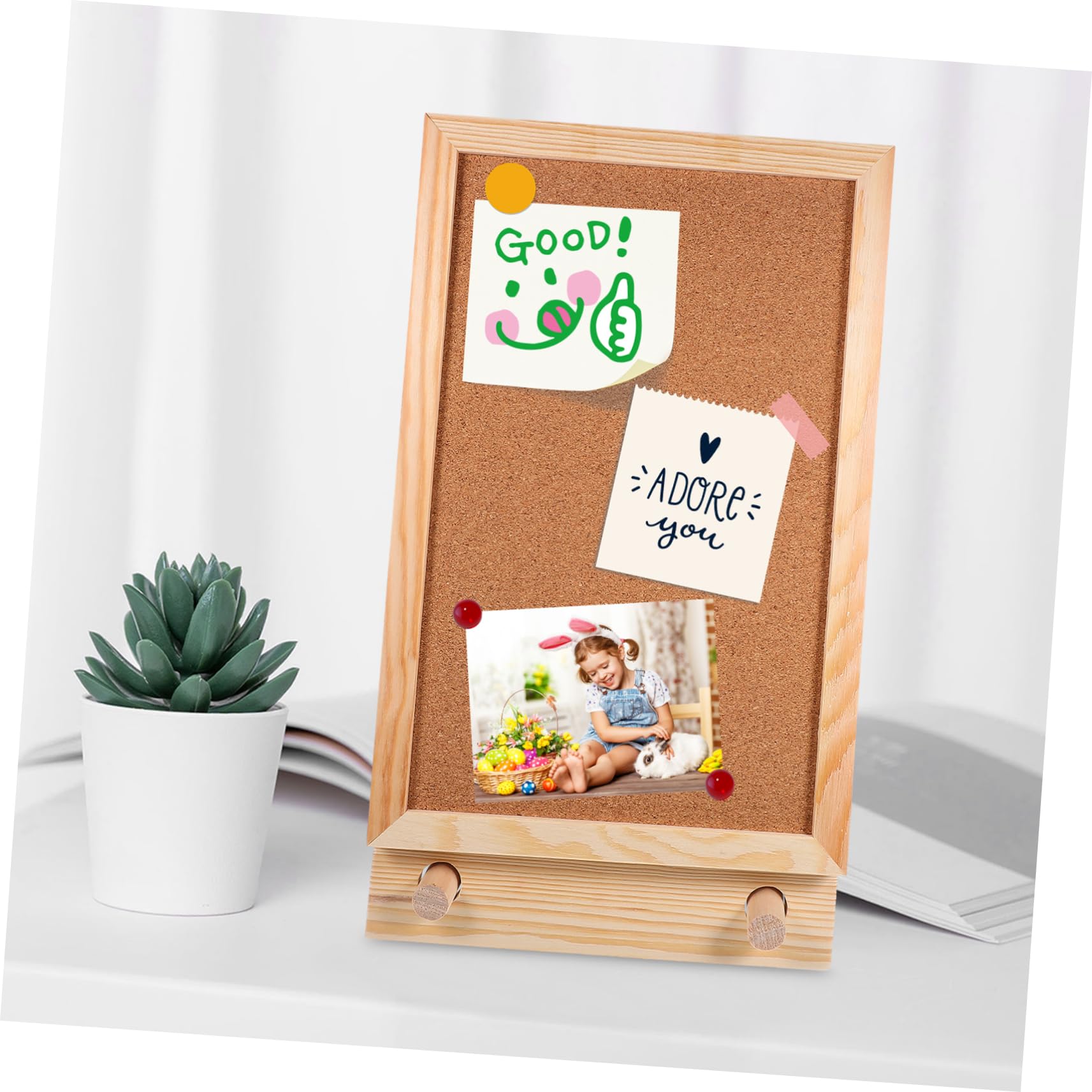 Gadpiparty Bacheca in Sughero Bacheca Tavolo Decorativa Promemoria Per Casa e Ufficio Leggera e Resistente Per Appunti e Messaggi