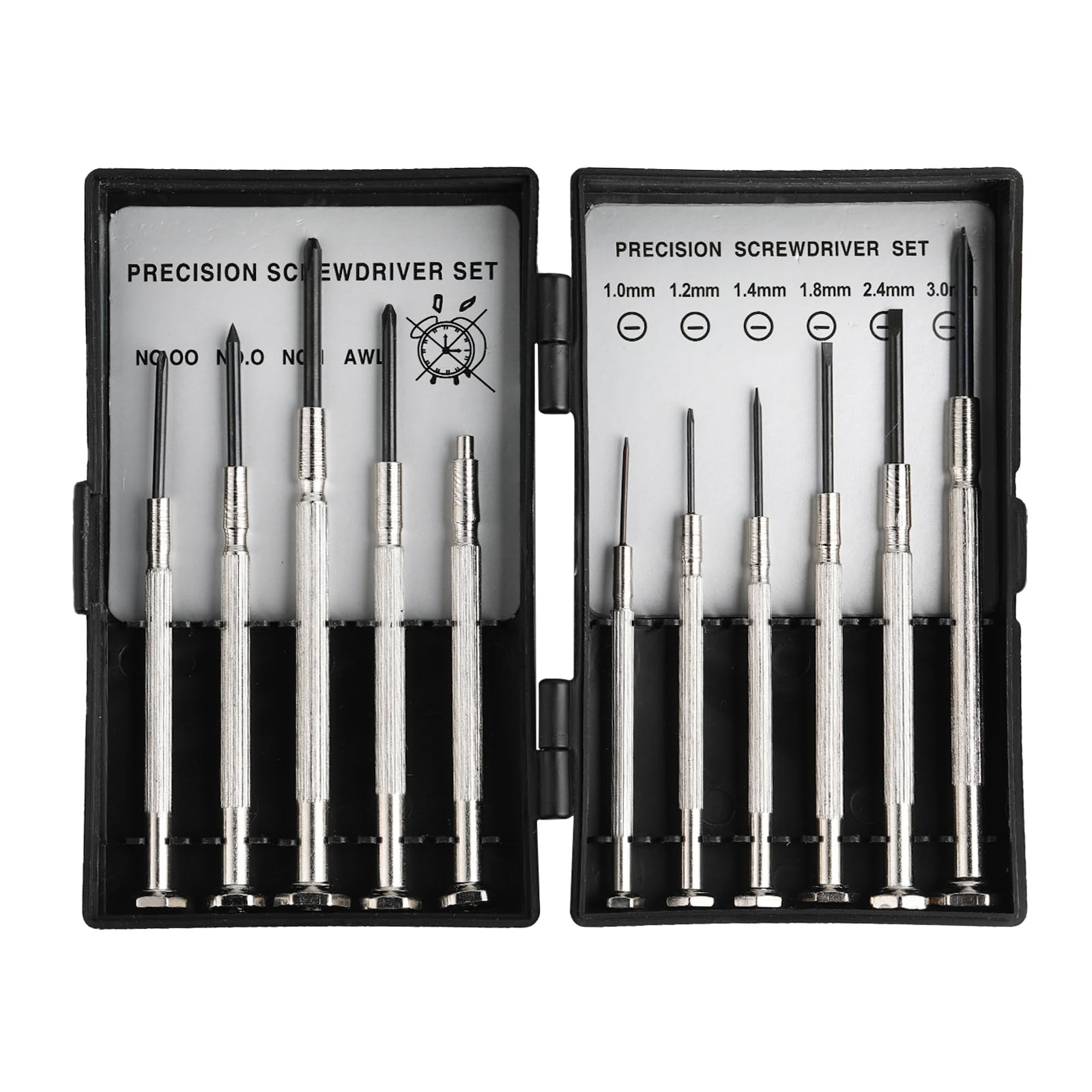 Set cacciaviti precisione 11 in 1 – set cacciaviti piccoli magnetici per occhiali, orologi, telefono e riparazioni elettroniche