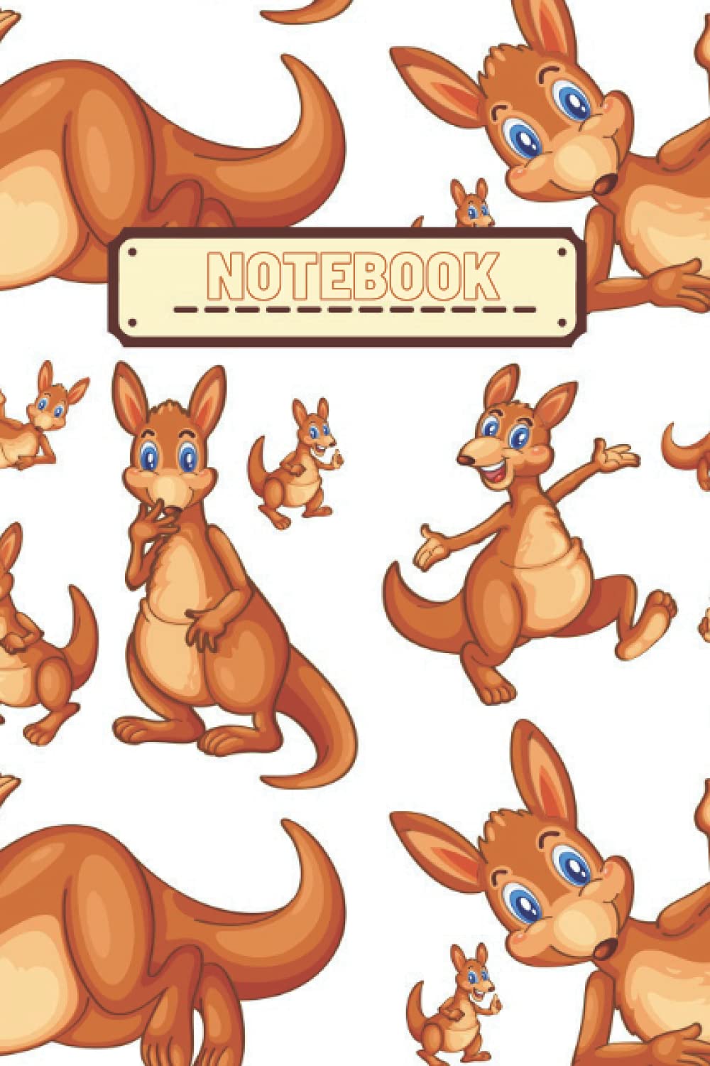 Kangaroo Notebook: Australian lover Boy & Girl Wild Animal Composition Notebook - College Ruled line pages: The perfect notebook for taking notes and jotting down ideas (School Notebooks)