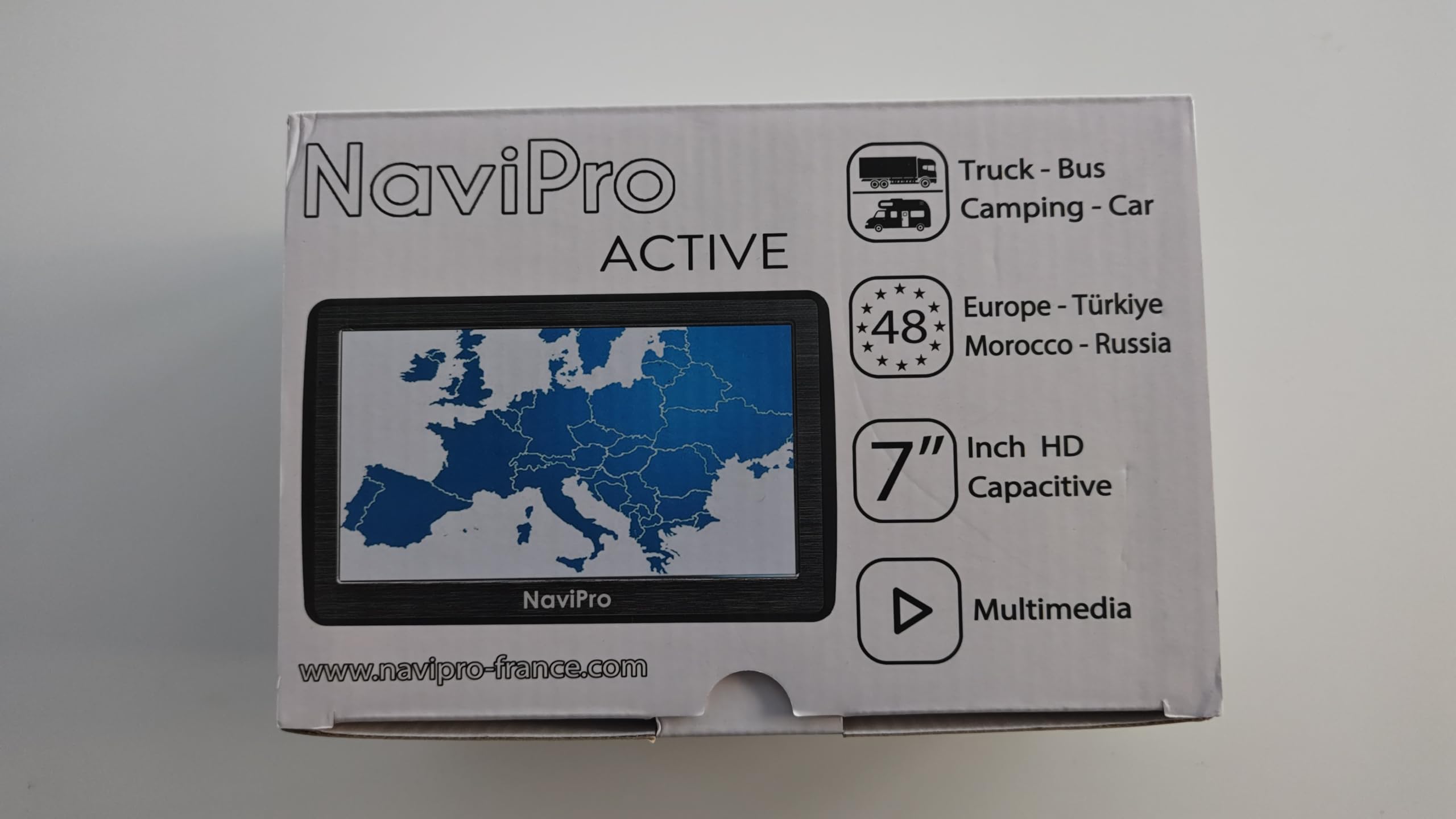 GPS Poids Lourd NaviPro 9XLs, 9 Pouces, GPS pour Camion Bus Voiture, Europe A Vie