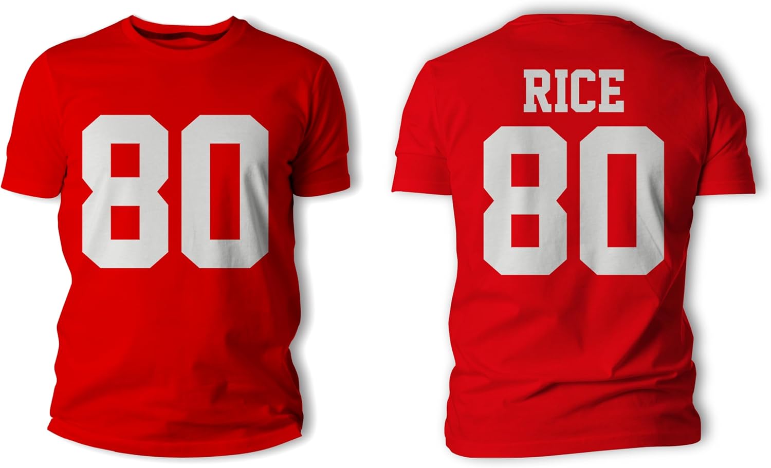 Jerry Rice Legend Football Shirt Jersey #80 San Francisco 100% Cotton