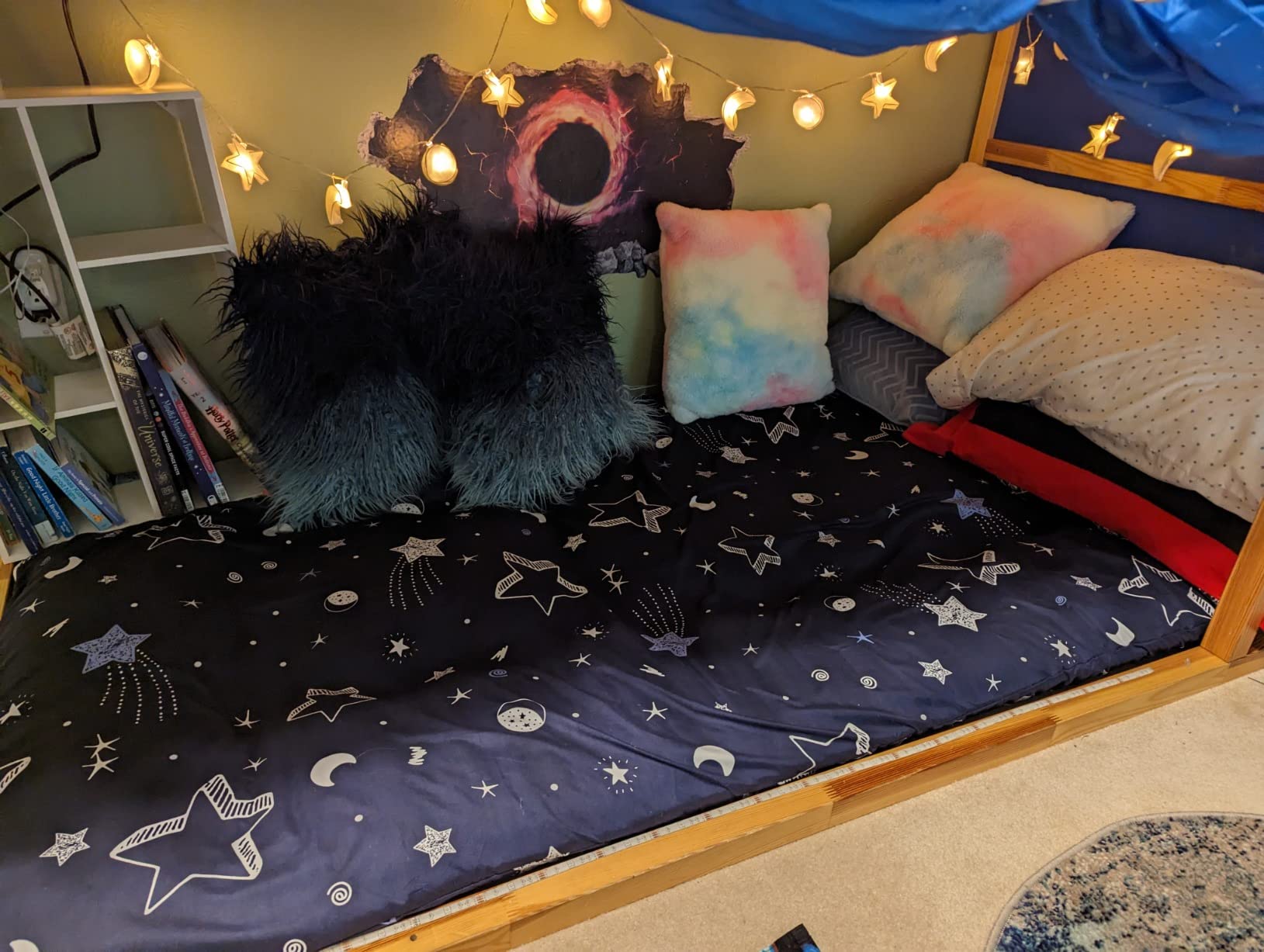 27/mo Finance MAXYOYO Grey Triangle Japanese Floor Futon Mattress