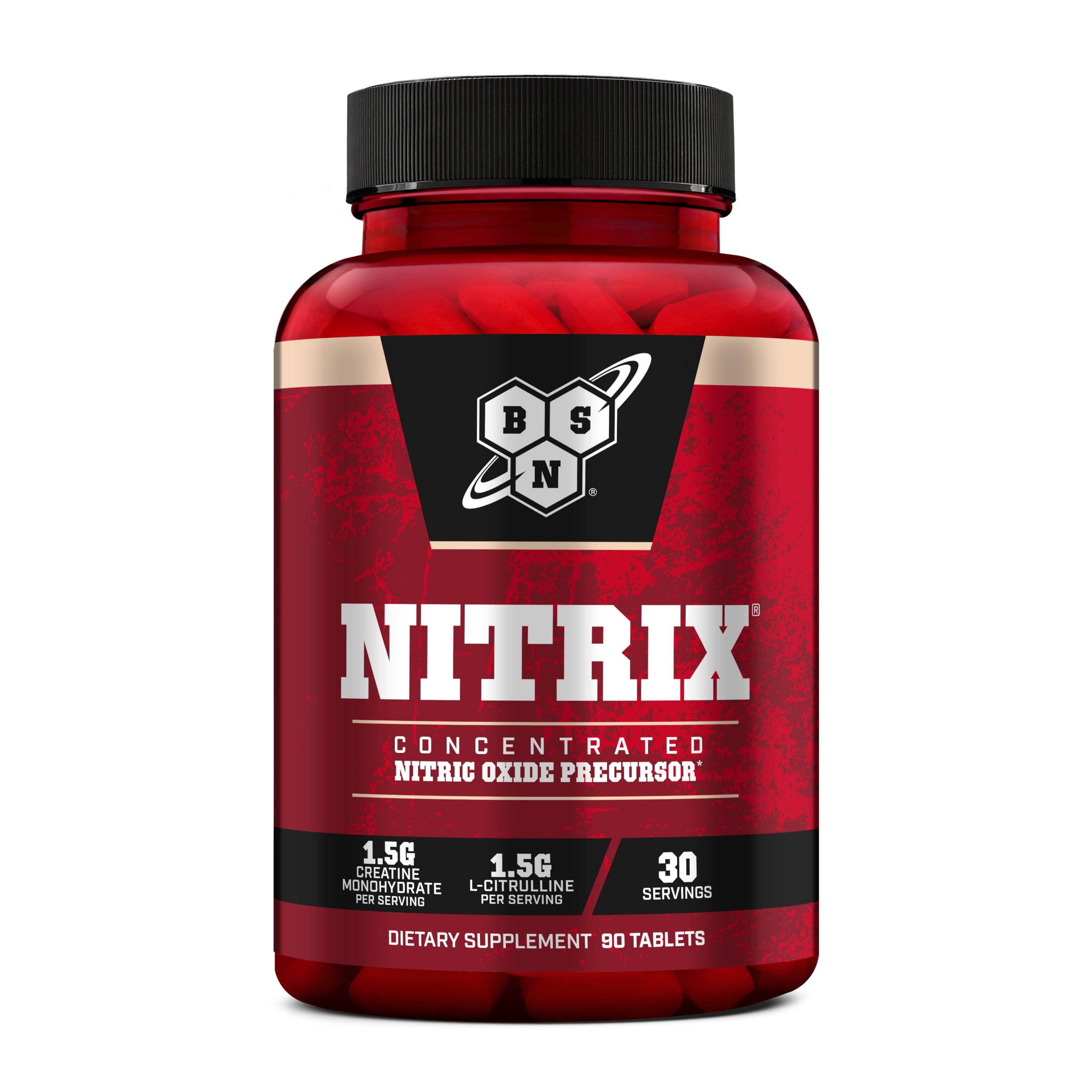 BSN Nitrix Nitric Oxide Workout Supplement, 180 Tablets — Amazon image 6