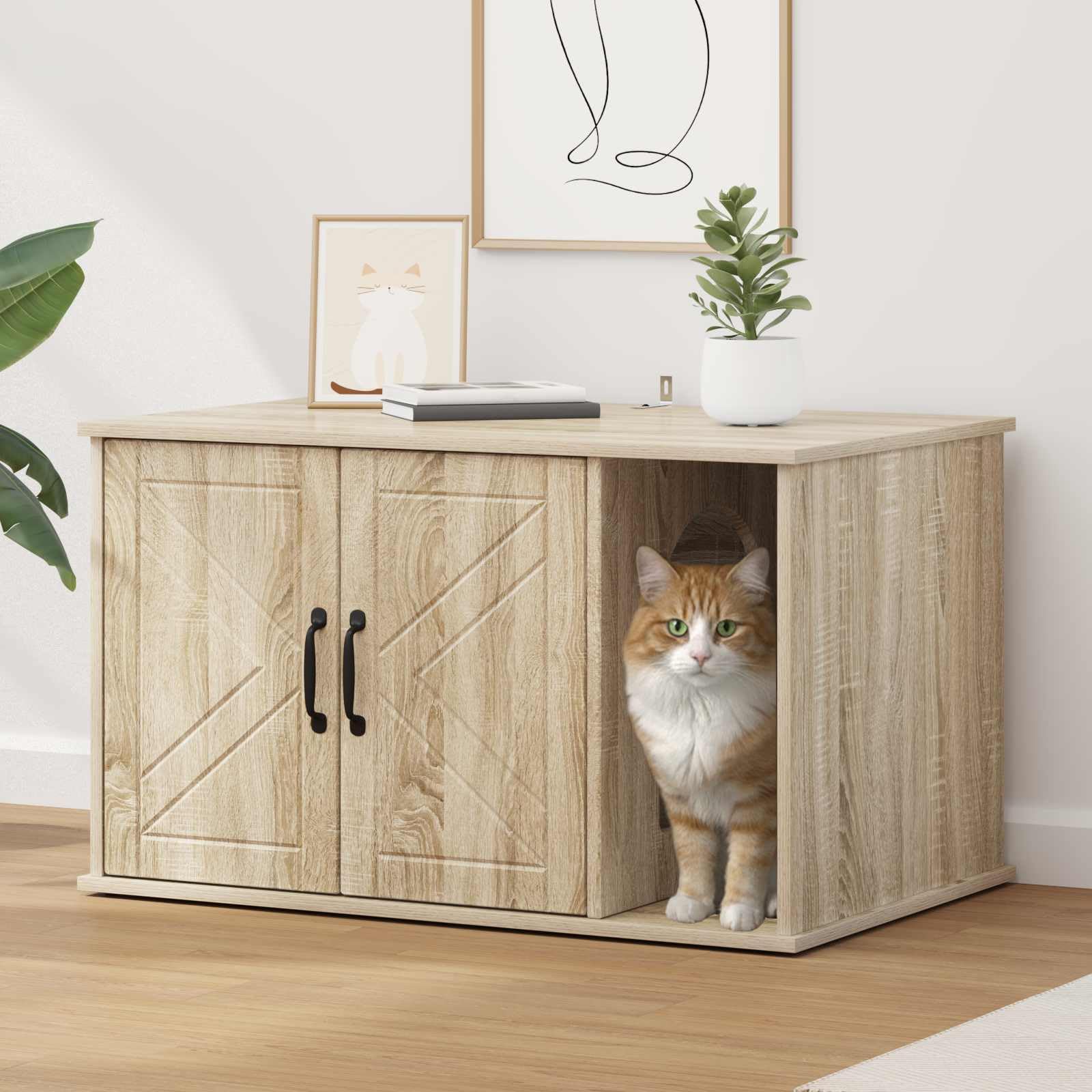 Maison pour chat Sonoma stable pour dormir, escalader et griffer
