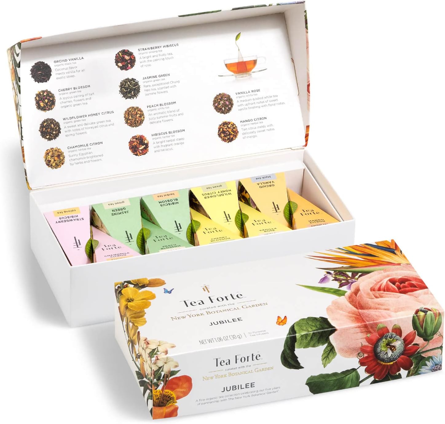 Tea Forte, biologische thee, kleine presentatiedoos