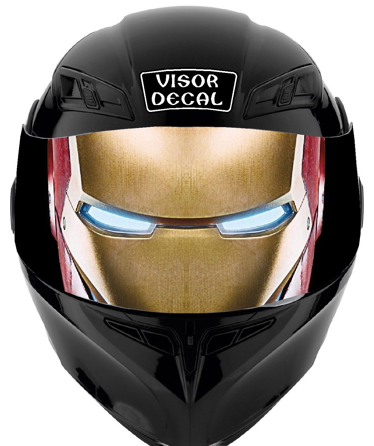 V11 Iron VISOR TINT DECAL Graphic Sticker Helmet Fits: Icon Shoei Bell HJC Scorpion AGV V2