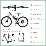 Varstrom 48V 1000W Electric Bike Conversion Kit -28" 29" 700C Ebike Rear Wheel Hub Motor Kit with DZ40 Display -Mountain Bike Bicycle Conversion Kit for Cassette Disc Brake Brushless Gearless Motor - 7