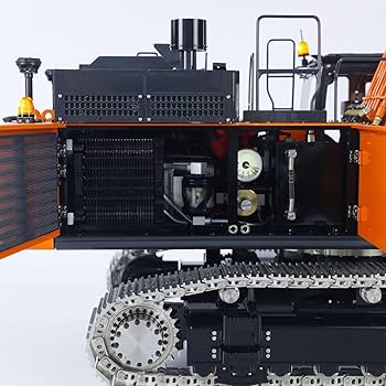 Amazon.com: wheelfun LESU 1/14 RC Hydraulic Excavator Model Aoue
