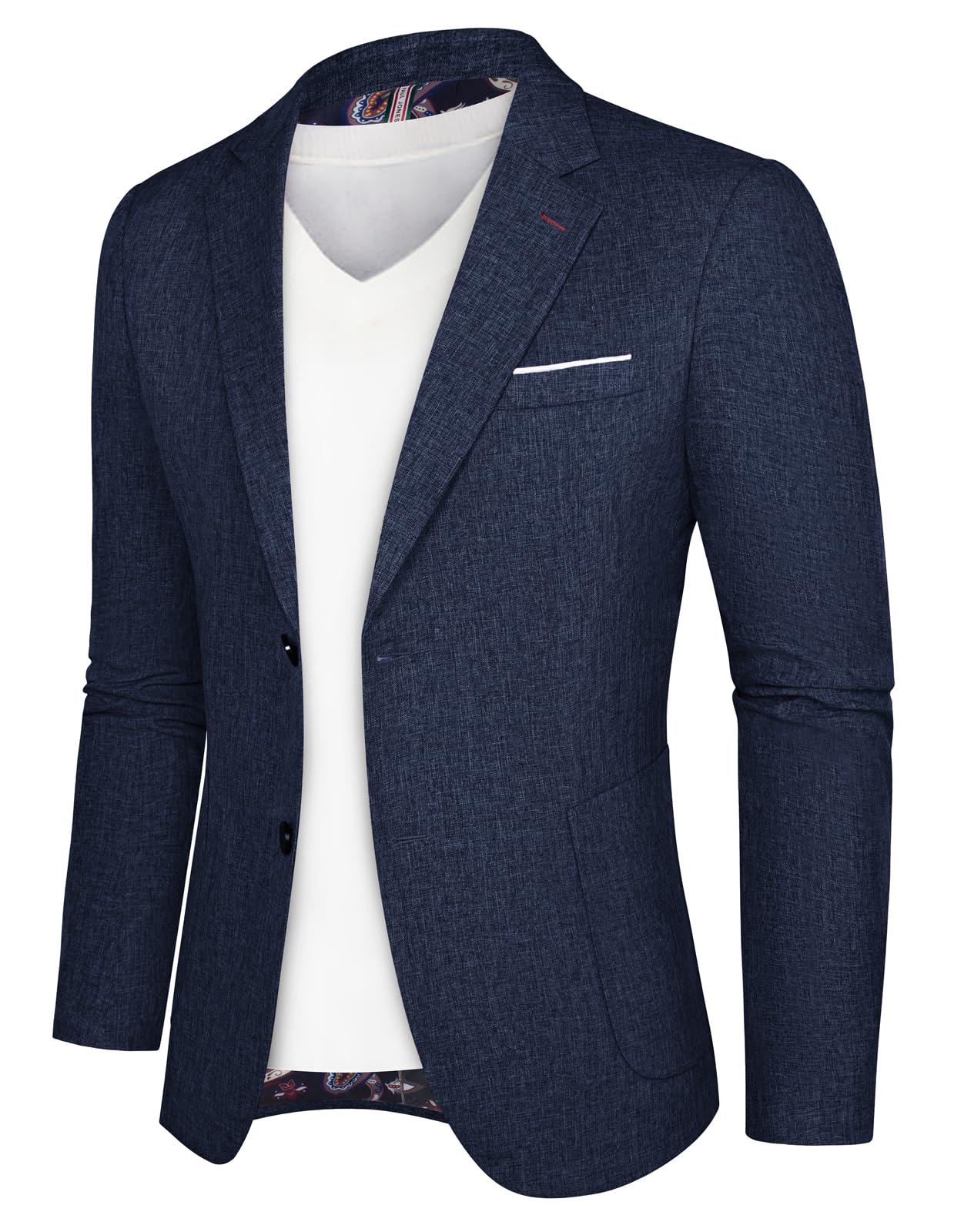 PJ PAUL JONES Herren Sakko Sportlich Regular Fit Business Anzugjacke Modern Freizeit Blazer mit 2 Knöpfe