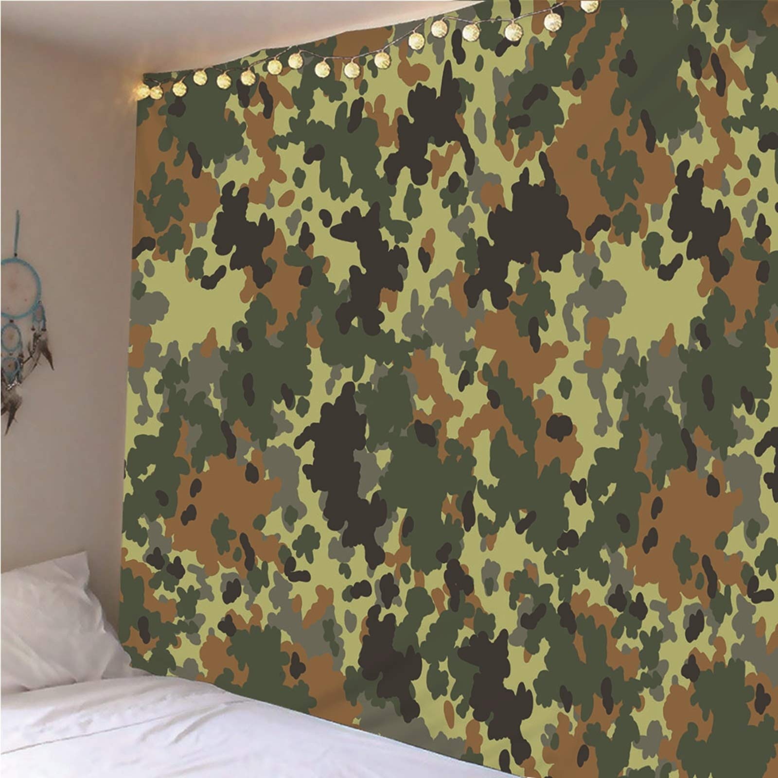 Aeici Tapiz Liso Pared, Tapiz Ventana Camuflaje Tapices De Pared Wall Hanging, Bedsheet(300X260Cm)